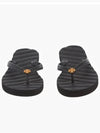 Kira Logo Flip Flops Black - TORY BURCH - BALAAN 4