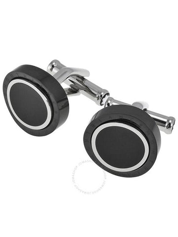 Montblanc Meisterstuck Contemporary Turning Black PVD Cuff Links 104506 - MONTBLANC - BALAAN 1