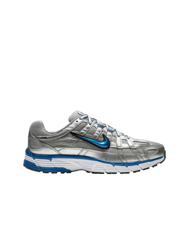 P6000 Low Top Sneakers Laser Blue Metallic Silver - NIKE - BALAAN 1