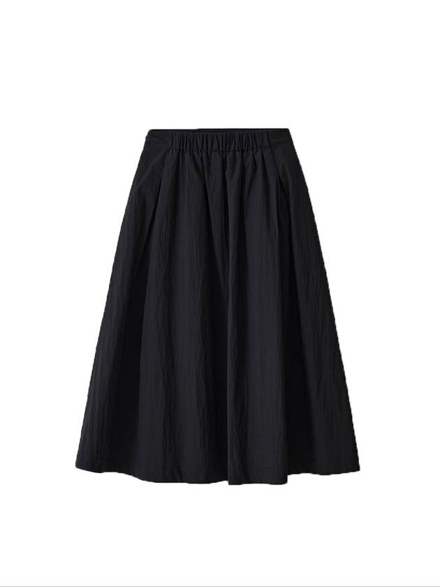 Pleated Banding Long Skirt Black - LESEIZIEME - BALAAN 9