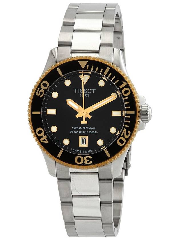 Tissot Seastar 1000 Quartz Black Dial Unisex Watch T1202102105100 - TISSOT - BALAAN 1