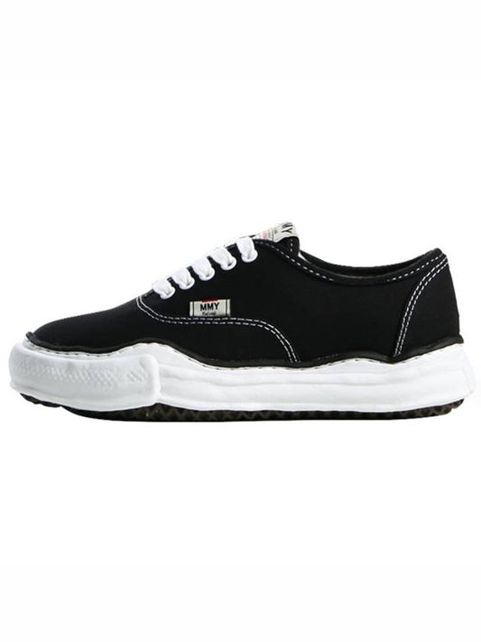 Baker OG Sole Canvas Low Top Sneakers Black - MAISON MIHARA YASUHIRO - BALAAN 2