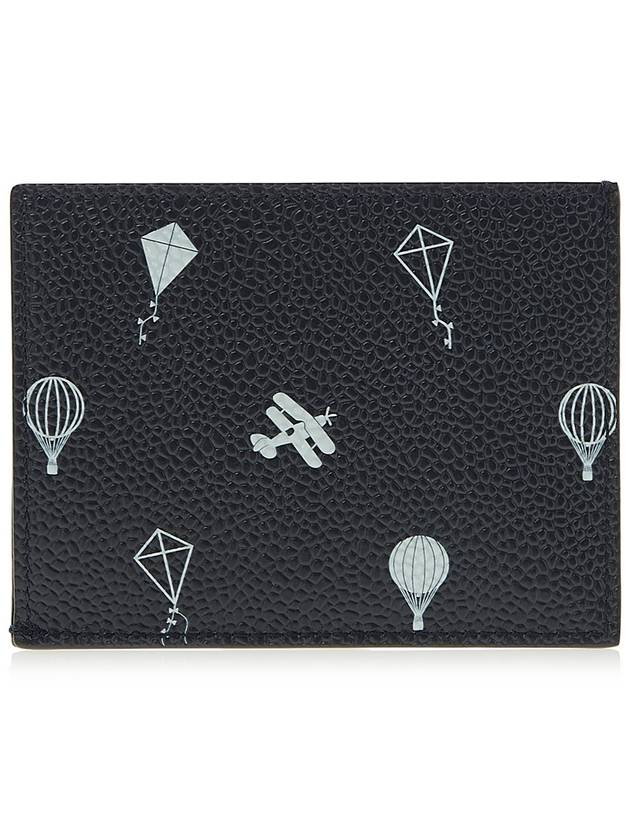 Compartment Icon Card Wallet Grey - THOM BROWNE - BALAAN 4