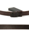 Women's Logo Buckle Leather Belt Brown - DSQUARED2 - BALAAN 6