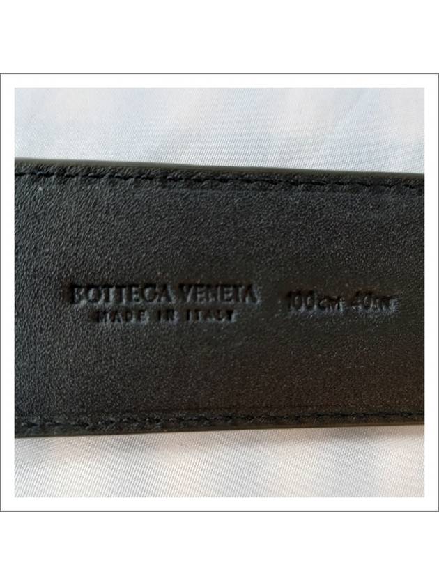 Intrecciato Leather Belt Khaki - BOTTEGA VENETA - BALAAN 8