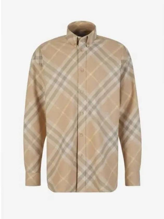 24 ss Check Cotton Shirt This PRODUCT CONTAINS OrGANNIc Cotton 8082194B8686 B0650991130 - BURBERRY - BALAAN 2