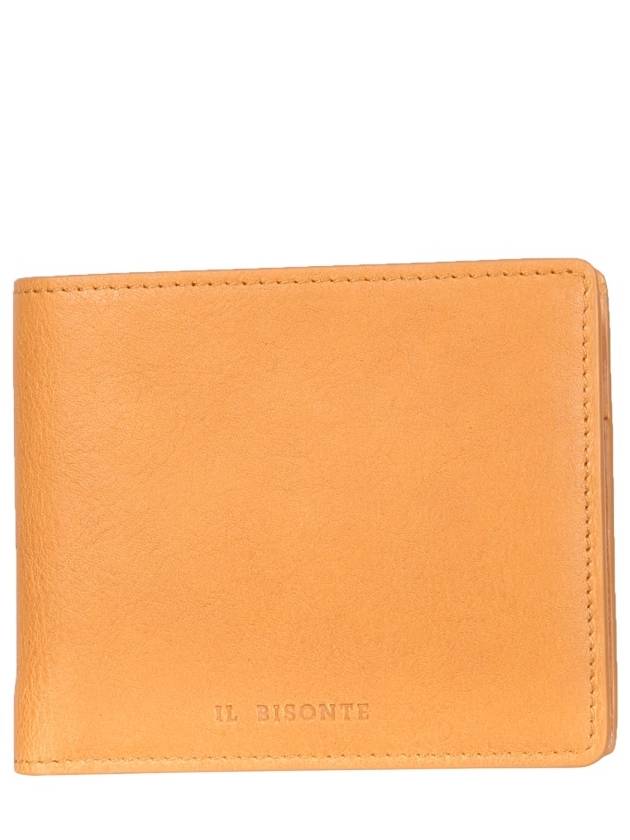 LEATHER BIFOLD WALLET - IL BISONTE - BALAAN 1