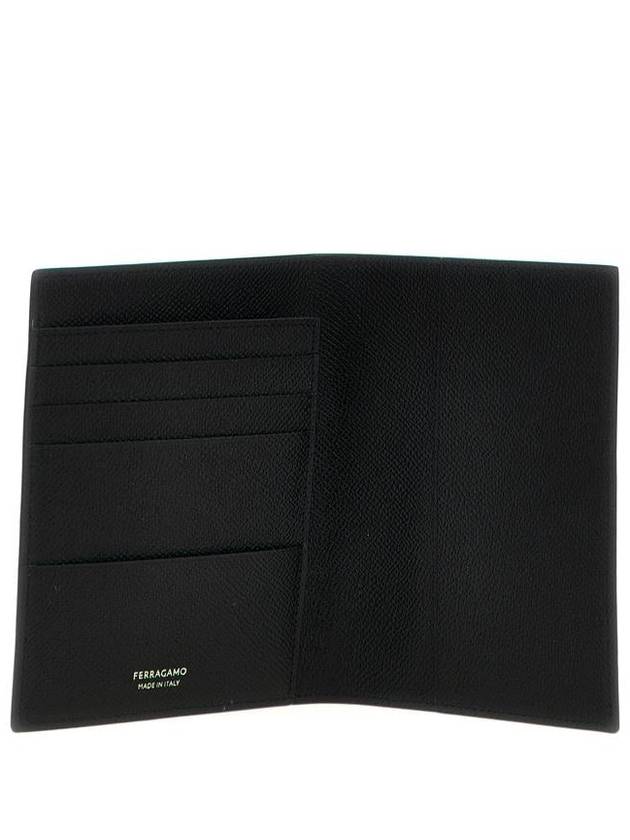 Salvatore Ferragamo 'Micro Gancio' Passport Holder - SALVATORE FERRAGAMO - BALAAN 3