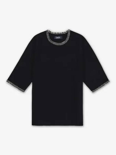 Apollo Knit Top Black - S MAX MARA - BALAAN 1