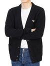 Baby Fox Patch Cosy Cardigan Black - MAISON KITSUNE - BALAAN 5