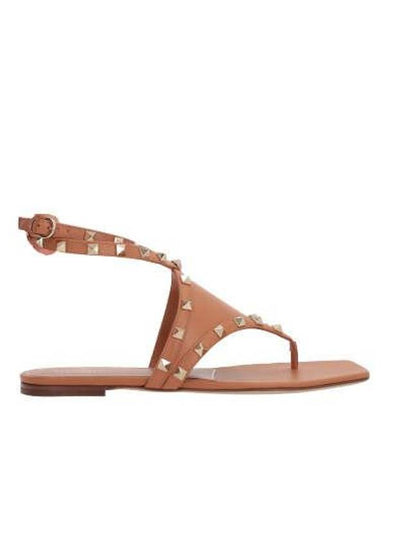 Women's Flat Sandals Brown - VALENTINO - BALAAN 2