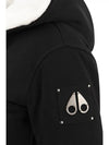 Classic Bunny 3 White Lining Zip Up Hoodie Black - MOOSE KNUCKLES - BALAAN 5