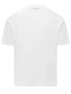 Embroidered Logo Short Sleeve T-Shirt White - EMPORIO ARMANI - BALAAN 4