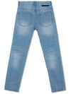 Kids Slim Fit Denim Jeans Light Blue 602323 SQK17 4054 - STELLA MCCARTNEY - BALAAN 3