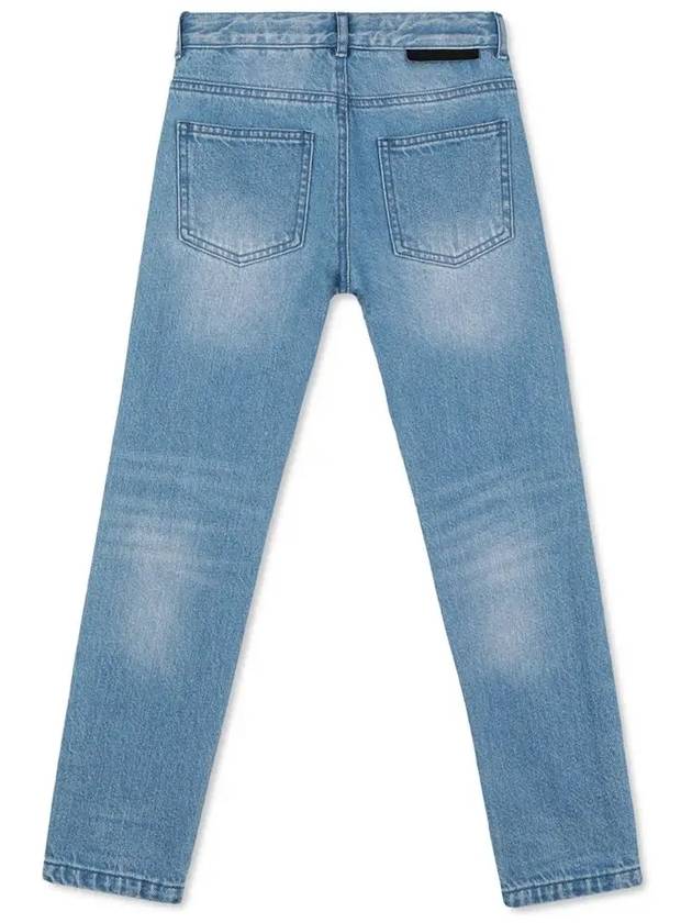 Kids Slim Fit Denim Jeans Light Blue 602323 SQK17 4054 - STELLA MCCARTNEY - BALAAN 3