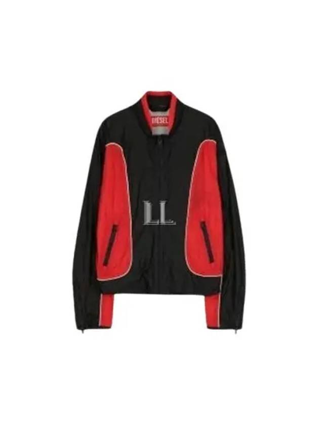 J Blinkid A Nylon Jacket Red Black - DIESEL - BALAAN 2