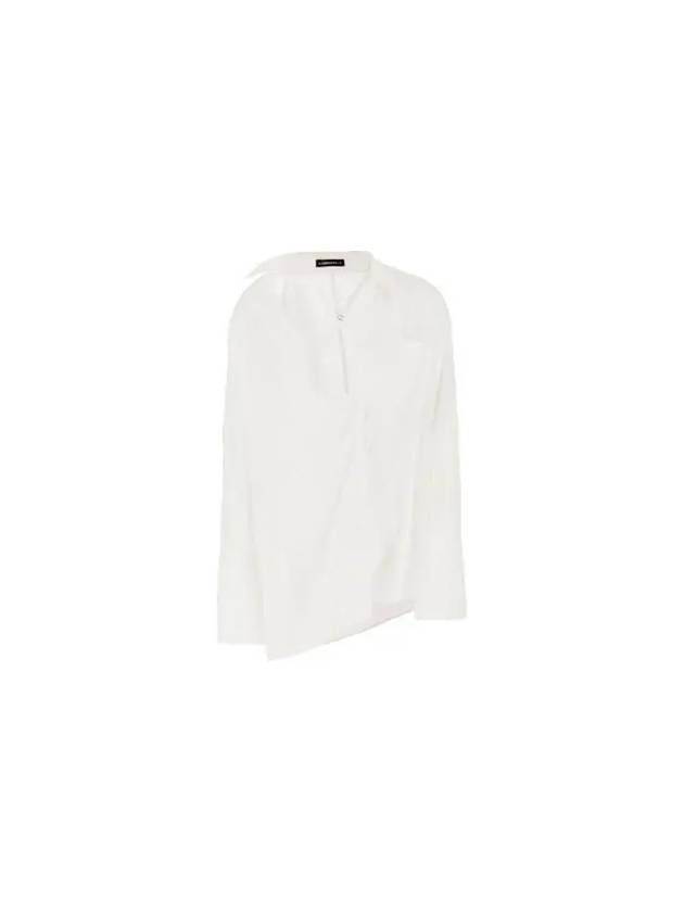 JOTIE Asymmetric patch pocket shirt 2302WSH08FA028 001 - ANN DEMEULEMEESTER - BALAAN 1