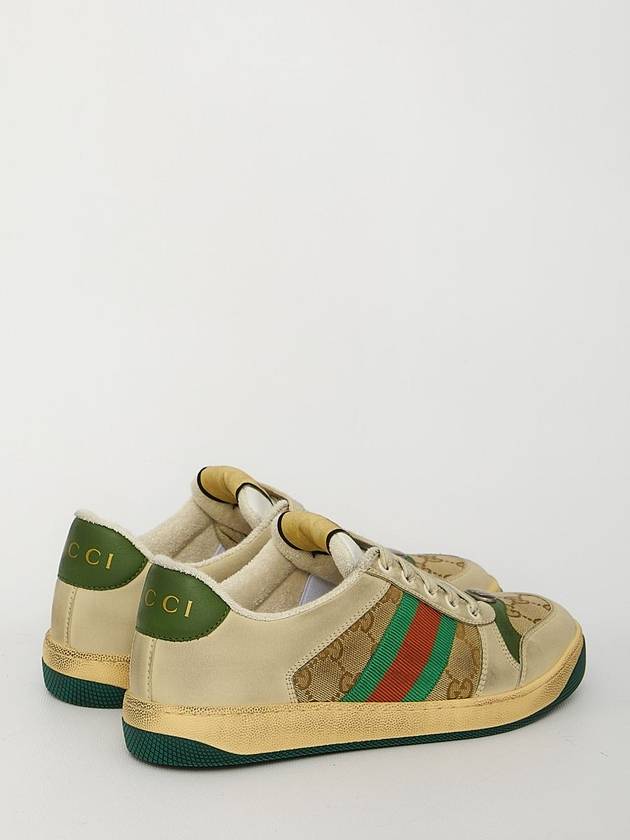 Screener GG Canvas Low Top Sneakers - GUCCI - BALAAN 4