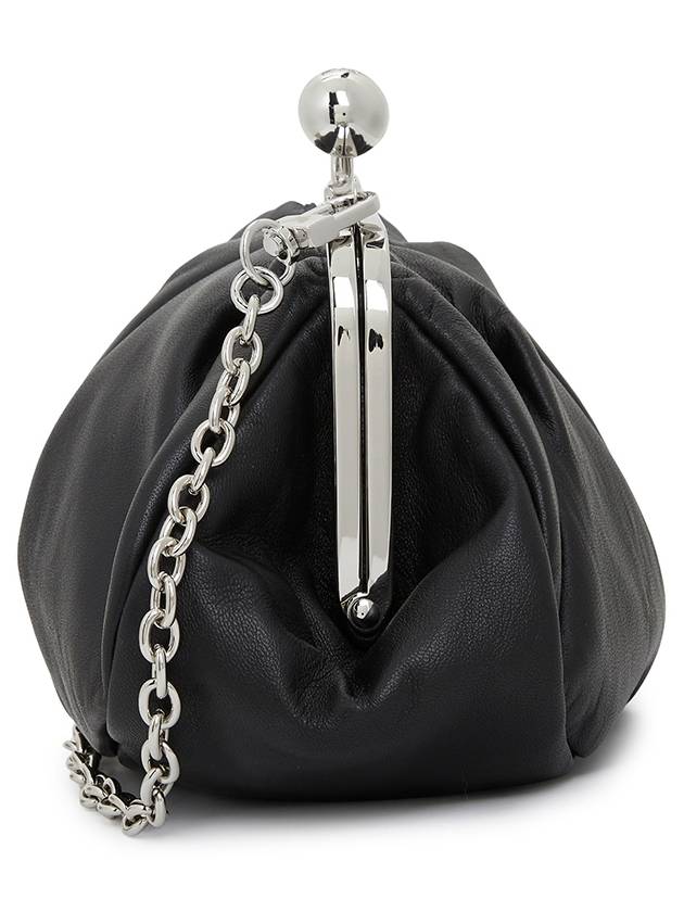 Prati Chain Shoulder Bag Black - MAX MARA - BALAAN 3