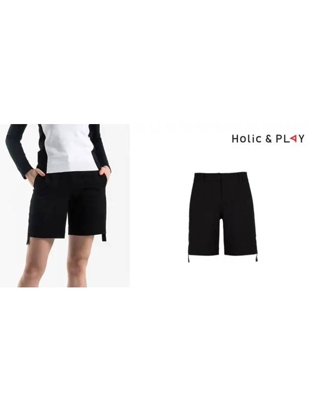 Wide Fit Golf Shorts-HB3WPT003BK - HOLIC&PLAY - BALAAN 5