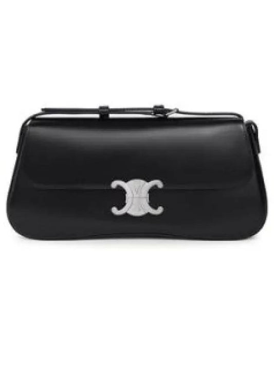 Medium Calfskin Shoulder Bag Black - CELINE - BALAAN 2