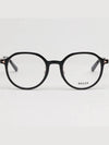 Glasses frame BY5071H 001 black horn rim light round - BALLY - BALAAN 3