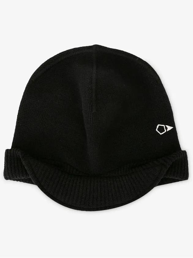 Shadow Wool Beanie Black - STONE ISLAND - BALAAN 3