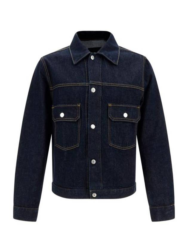 Cotton Trucker Denim Jacket Blue - HELMUT LANG - BALAAN 1