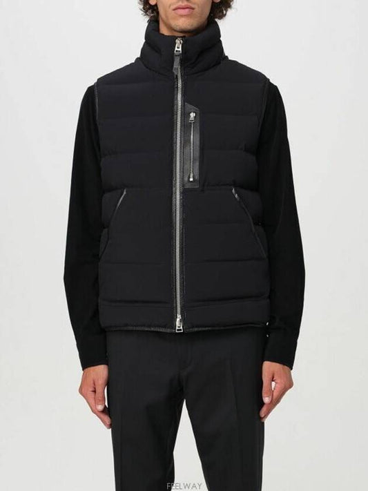 Goose Down Padded Vest Black - TOM FORD - BALAAN 2