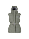 Rayla Tonal Label Padding Vest Sagebrush Green - CANADA GOOSE - BALAAN 1