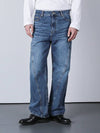 Wide fit diagonal arc washed denim - KND - BALAAN 3