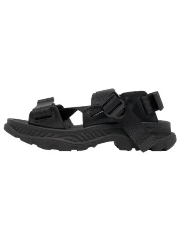 tread sandals black - ALEXANDER MCQUEEN - BALAAN 1