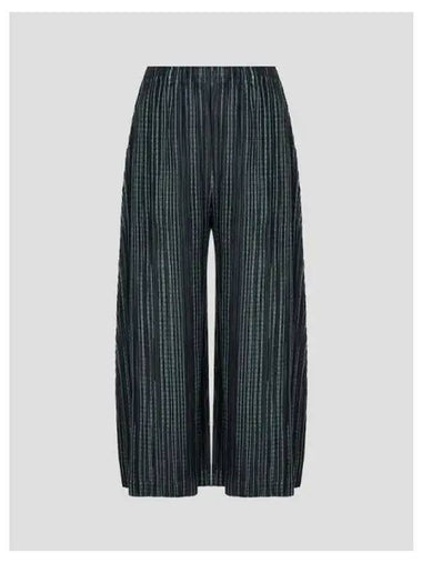 Pleated Please Meteor Shower Pants Trousers Turkey Green Domestic Product GM0024093015872 - ISSEY MIYAKE - BALAAN 1