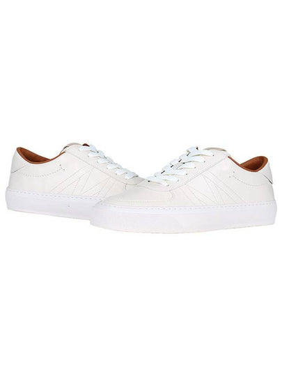 Leather Low Top Sneakers White - MONCLER - BALAAN 2