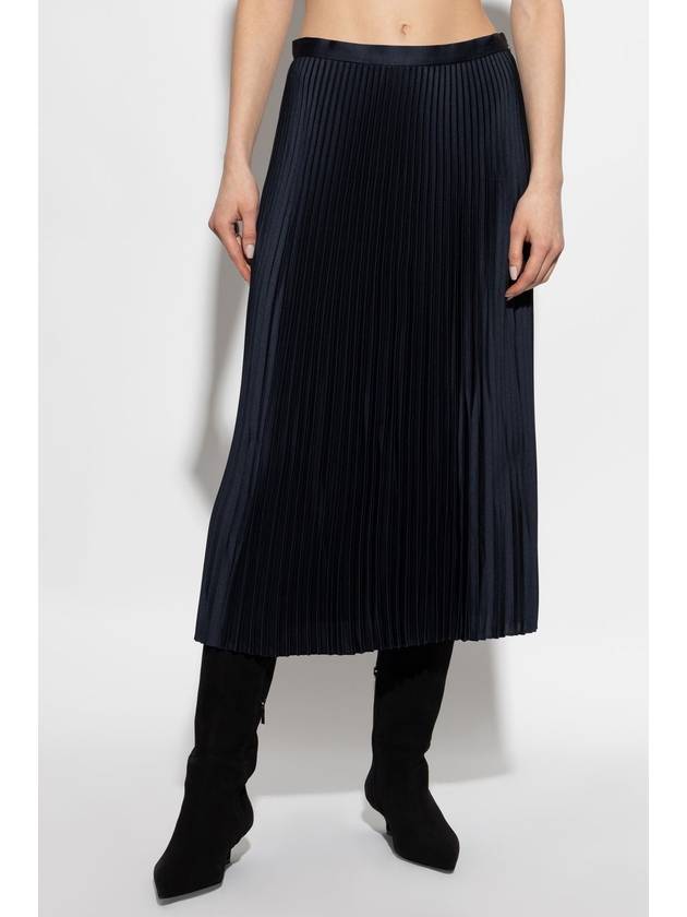 Theory Pleated Skirt, Women's, Navy Blue - THEORY - BALAAN 3