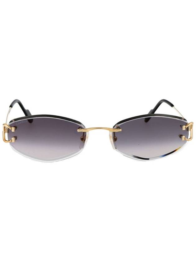 Eyewear Oval Frame Sunglasses CT0467S - CARTIER - BALAAN 2