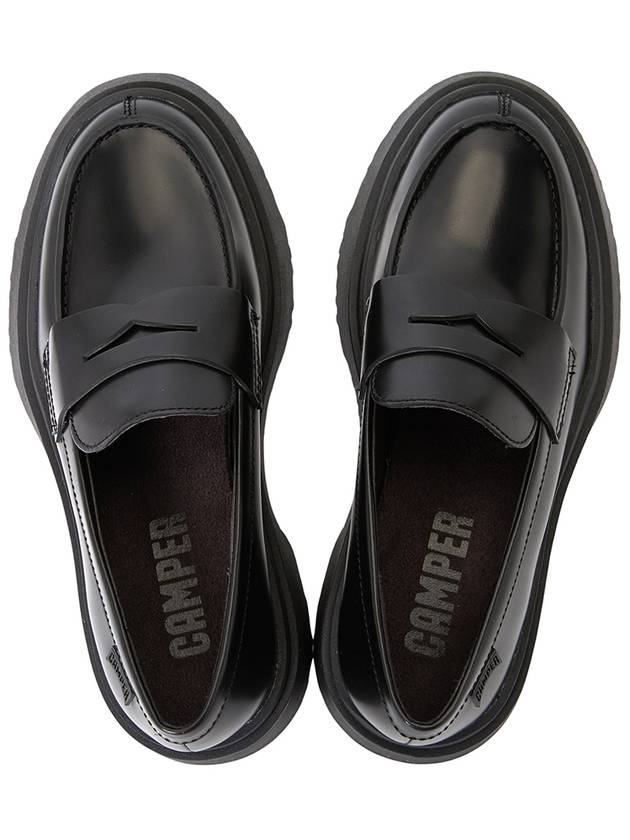 Women's Walden Leather Loafers Black - CAMPER - BALAAN 3