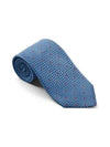 Gancini Print Silk Tie Blue - SALVATORE FERRAGAMO - BALAAN 3