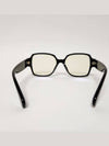 Heart Glasses Sunglasses CC Logo Blue Light Square Black Asian Fit A71470 - CHANEL - BALAAN 6