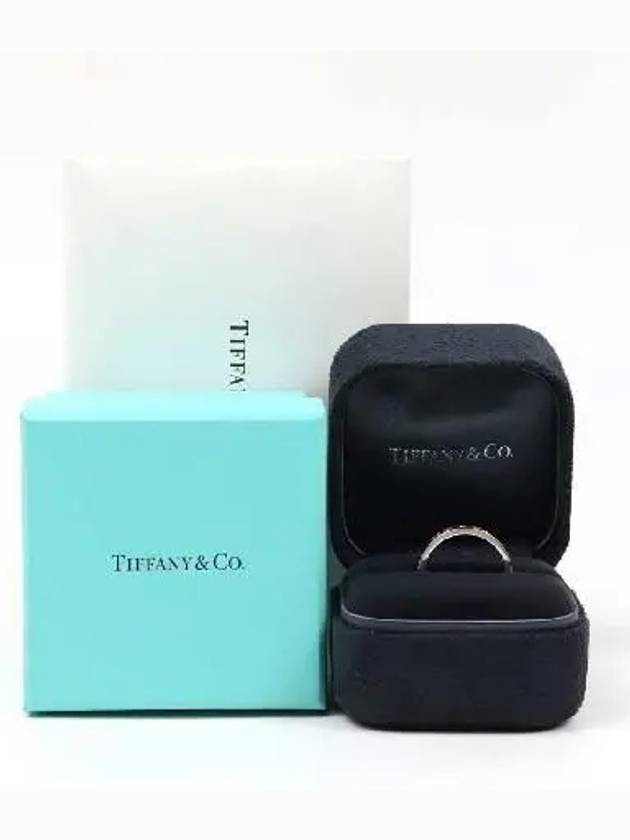 Tiffany Atlas 18k White Gold 4P Diamond Ring No 10 - TIFFANY & CO. - BALAAN 2