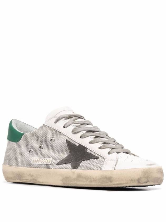 Super Star Mesh Panel Low Top Sneakers White - GOLDEN GOOSE - BALAAN 5