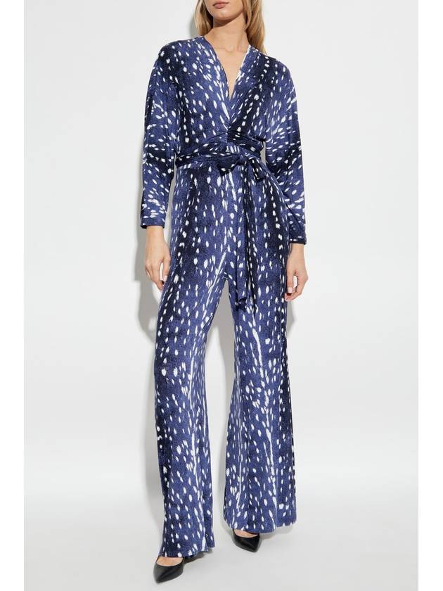 Diane Von Furstenberg Jumpsuit 'Aurelia', Women's, Blue - DIANE VON FURSTENBERG - BALAAN 3