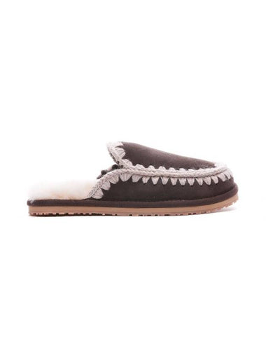 Full Eskimo Stitch Suede Mule Mocha - MOU - BALAAN 1