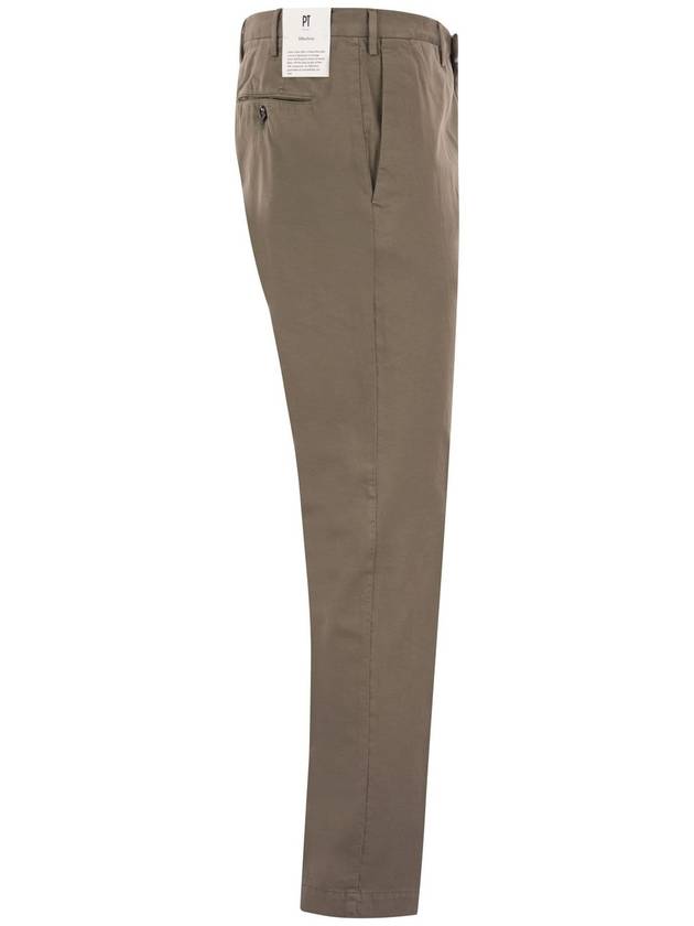 Superslim trousers in cotton and silk - PT TORINO - BALAAN 3