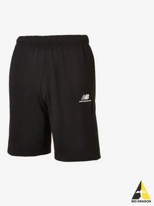 Uni Essential Single Mesh 5 0 Shorts Black - NEW BALANCE - BALAAN 1