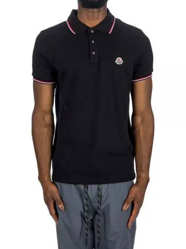 8A70300 84556 999 Logo Patch Polo Shirt - MONCLER - BALAAN 1