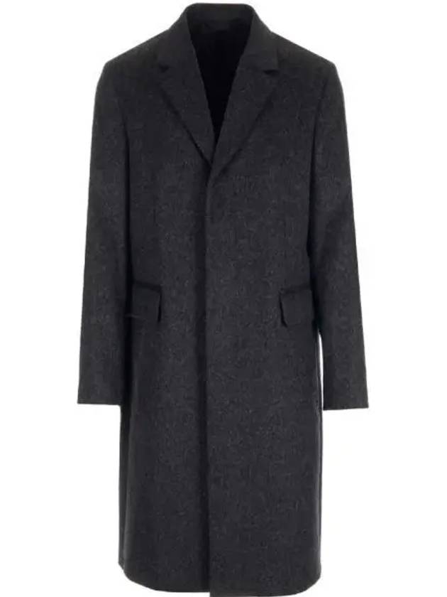 Polyester Wool Single Coat Grey - ACNE STUDIOS - BALAAN 2