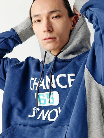 Unisex BAMXHD Basket Sweat Hoodie Mix Navy - CHANCE'S NOI - BALAAN 1