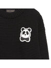 Panda 2312010399 BLACK Kids Knit Sweater Relaxed Fit - MINI RODINI - BALAAN 5