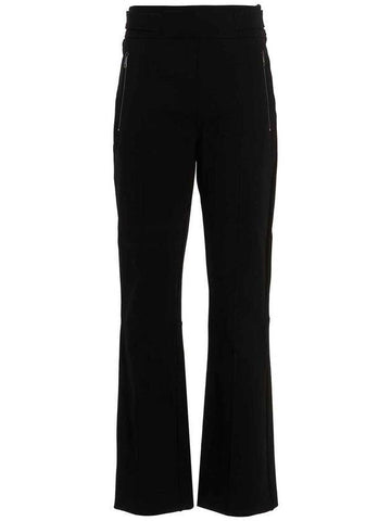 Women's Botics Technical Jersey Straight Pants Black - MAX MARA - BALAAN 1